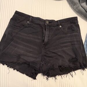 Aerie Jean Shorts Elastic Waist Medium
